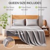 MR&HM Queen Sheet Set, 4-Piece Cooling Sheets, Rayon Derived from