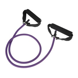 POPETPOP Banda Elástica de Resistencia con Agarraderas Banda de Ejercicio Tubular Natural Cuerda Fitness para Yoga Entrenamiento y Estiramientos Casa 
