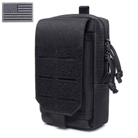 BlackA 택티컬 몰 EDC 파우치 휴대폰 홀더 유틸리티 가젯 정리 가방 [BlackA] Tactical Mole EDC Pouch Phone Holder Utility Gadget Organizer Bag [BlackA]