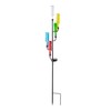 Alpine Corporation 37 Inch Tall Outdoor Colorful Glass Bottle Tree