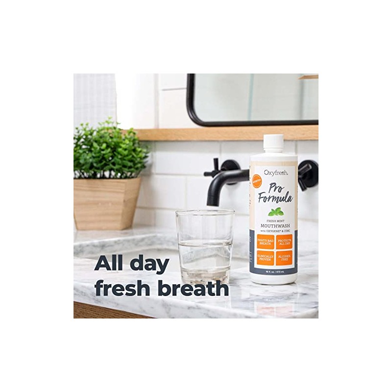 Zinc Mouthrinse with Fresh Mint - 16oz by Oxyfresh