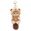 QHUACIZJL Cute cat keychain 5" plush backpack accessories bag pendant