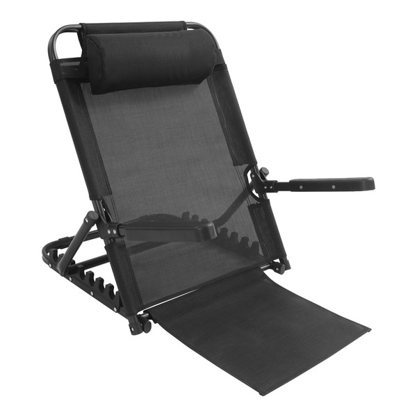 Eapmic Adjustable Lifting Bed Backrest with Armrest and Pillow, Portable