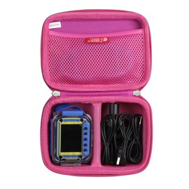 Hermitshell Travel Case for Ourlife Kids Underwater Camera Selfie Waterproof Action Cameras (Plum Red)