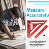 Rafter Square Tool, Carpenter Measuring Layout Tool, Aluminum Alloy Triangle