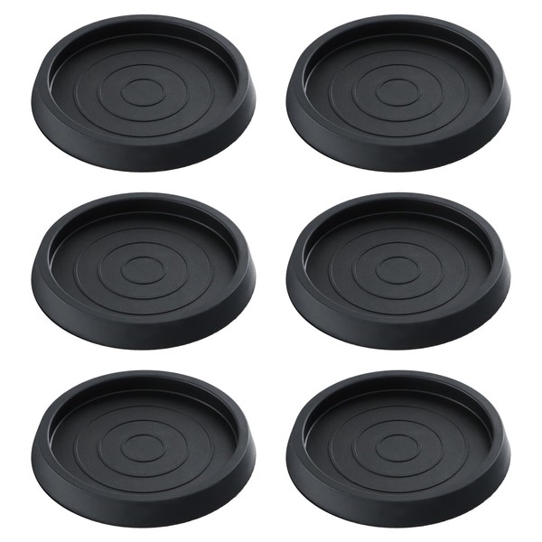 Pack of 6 Round Furniture Coasters, Non-Slip Pads, Furniture Made