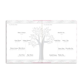 Pearhead P62202 Chevron Baby Book with Clean Touch Inkpad, Pink