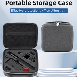 Estuche de Transporte para Cámara de Acción, Bolsa de Almacenamiento Protectora de Tela Oxford EVA Estuche Portátil para OSMO Action 3/4 Accesorios de Cámara de Acción