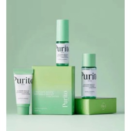 Purito Kit De Viaje Prueba Centella Unscented Mini 3 Piezas Sensible Día/noche