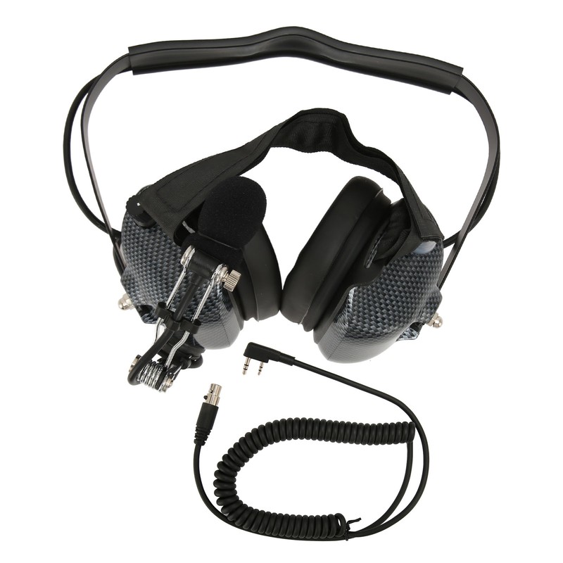 Aviation Headset Professional 5 Pin Connector K Head Noise Reduction
