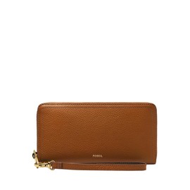Fossil Women's Logan Clutch Bag, Brown, brown