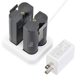 Karotto Charging Station for Quick Release Battery Packs,Compatible with Ring Doorbell 2/3/3plus/4,Stick Up Cam Battery and Spotlight Camera Battery