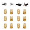 30 Sets Connector Plug 8.0 Gold Plated Brass High Accuracy