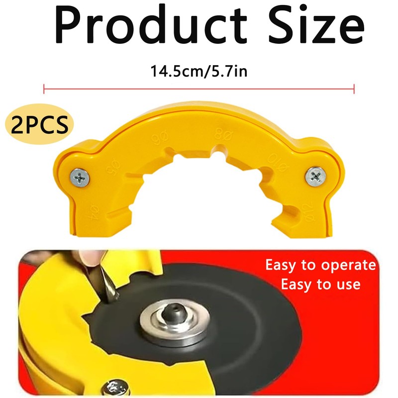 2 PCS Drill Bit Sharpener,Drill Sharpener Tool,Multipurpose Drill Bit Sharpeners,