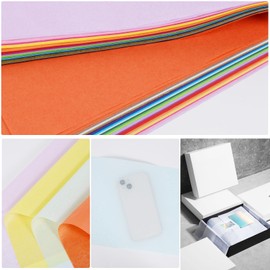 240 Sheets Tissue Paper for Gift Bags, 24 Colored Tissue Paper Bulk for Crafts, 11.5 x 8 inches Craft Tissue Paper for Art Projects, Festival Decorations, DIY Paper Flower Pom Pom