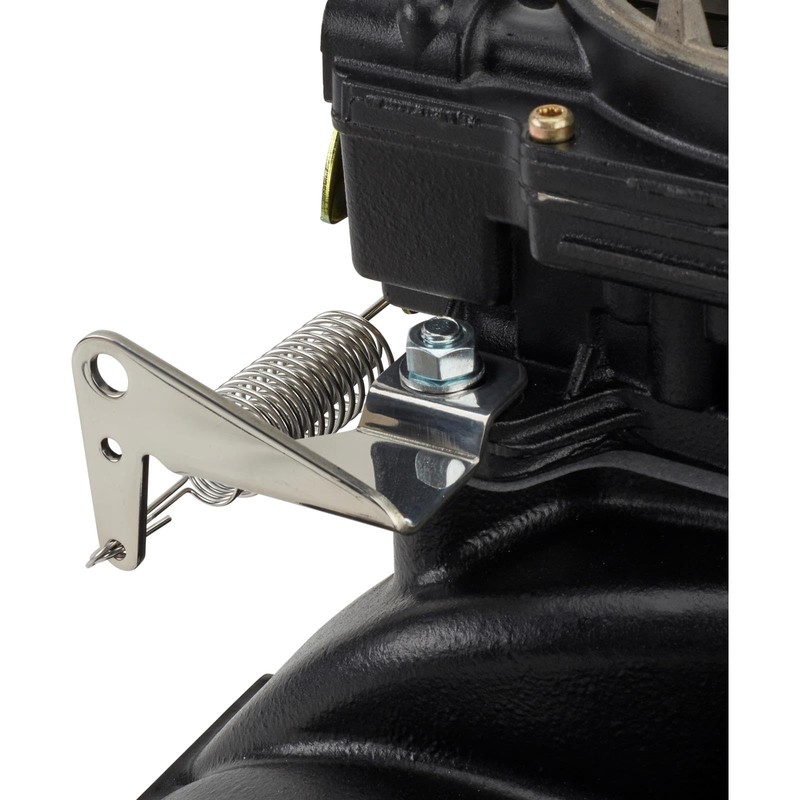 Speedway Motors Carburetor Bracket with Dual Throttle Return Springs, Polished