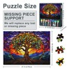Tree of Life Puzzles for Adults 1000 Pieces Stained Glass