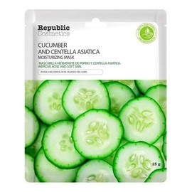 Mascarilla facial Republic Cosmetics pepino y centella asiática 25 g