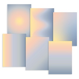 Groovi Rainbow Parchment - California Sunset: 6 Patterns, 12 A4 Sheets, 140gsm
