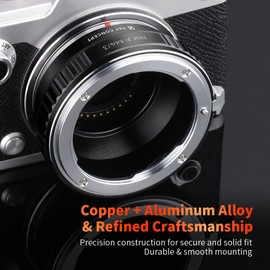 K&F Concept Nikon to M4/3 Adapter, Lens Mount Adapter Compatible with Nikon/Nikkor AI/F Mount Lens to Micro 4/3 M43 MFT Mount Mirrorless Cameras