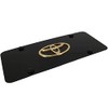 Au-TOMOTIVE GOLD Logo License Plate for Toyota (Gold on Black)