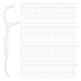 Flossers de Hilo Dental con Mango, 300 Unidades de Palillos Dentales para Viajeros Frecuentes y Familias, Dise?o Compacto para Higiene Oral Diaria, Material Pl?stico Duradero