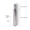 OldNewBikes Seatpost in chromed steel, diameter 25.0mm, length 150mm, for