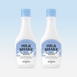 Skin Food [SKINFOOD/2ea/Cotton Pads Gift] Milkshake Point Makeup Remover 160ml