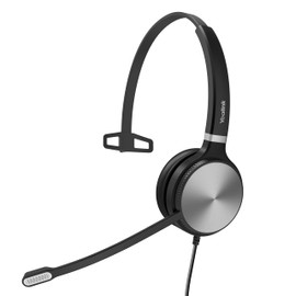 Yealink UH36 - Auriculares profesionales con cable - Auriculares de teléfono para llamadas y música, auriculares con cancelación de ruido con micrófono para computadora PC portátil (compatible con UC,