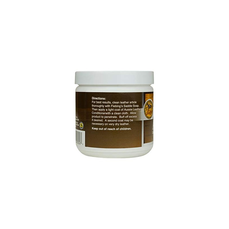 Fiebing's Aussie Leather Conditioner (14 oz) - Contains Beeswax to