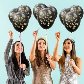 20pcs Investment Themed Latex Balloons Money Themed Party Decorations Cash Party Balloons for Birthday Las Vegas Casino Theme Weddings Bachelorette Retirement Anniversary Graduations Party