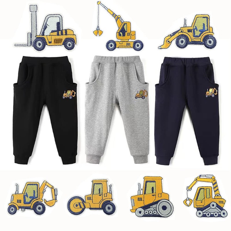 7 Piece Set of 7 Boy, Working Vehicles, Heavy Equipment
