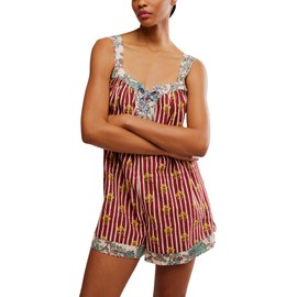 Free People Women's Port Au Prince One-Piece, Earth Combo