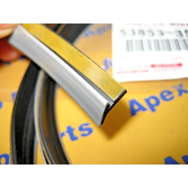 Toyota 4Runner Limited Front Fender Flair Rubber Seal Silver OEM