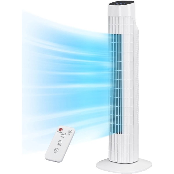 Branded 1" Electric Tower Fan That Blow Cold Air, Quiet