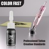 NEDPAIN Adjustable Stroke Wireless Tattoo Pen Kit with Ink and