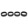 4pcs AC Switch Ring Aluminium Alloy Stylish Rustproof Center Console