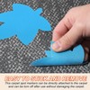 PATIKIL 4 Inch Carpet Spot Markers, 50Pcs Leaf Shape Floor