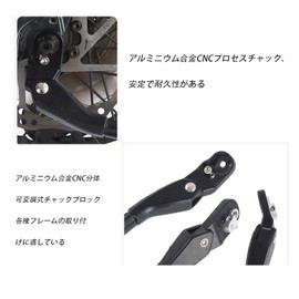 Mirhua Bicycle Kickstand Bicycle Stand Bike Side Stand Bicycle Kickstand Bicycle Stand Bike Stand Bike Side Stand 27-34cm Adjustable Length Ultralight Light Single Leg Mountain Bike Cross Bike Black