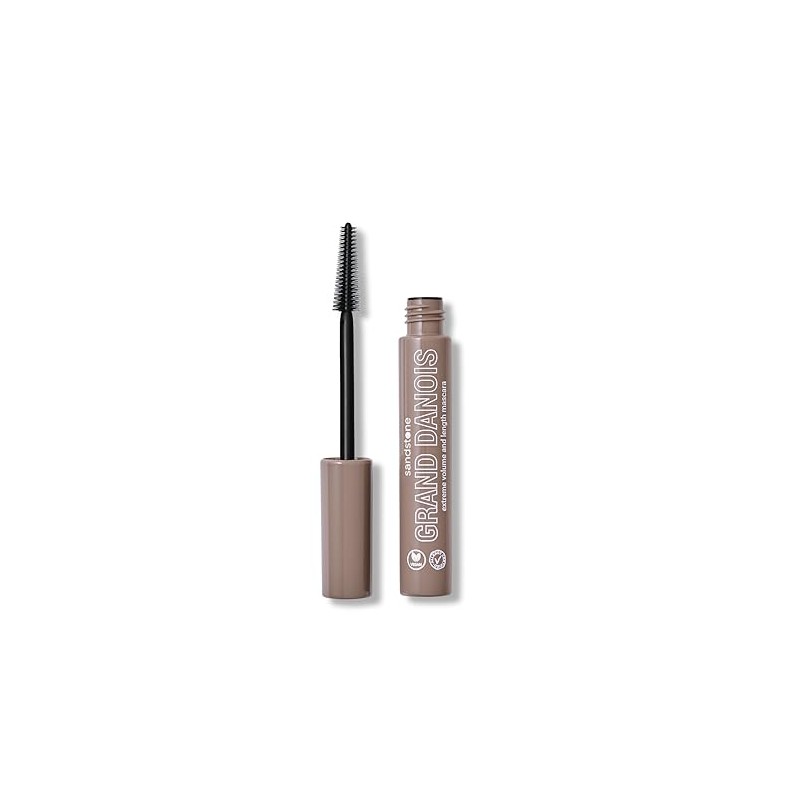 Sandstone Scandinavia Hypoallergenic Mascara for Sensitive Eyes (Brown) | Smudge-Proof