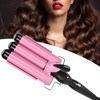 3 Barrel Curling Iron Wand Adjustable Hair Curler Waver Crimper