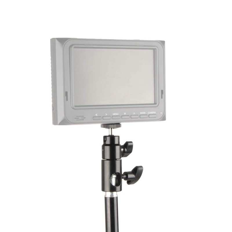 CAMVATE Light Stand Mount 1/4"-20 Mini Ball Head or LED