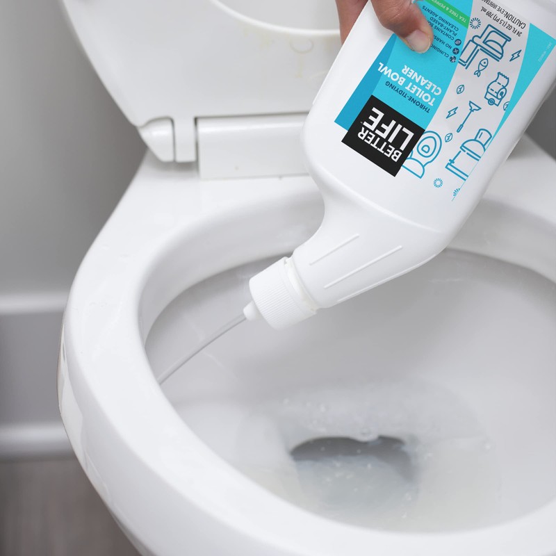Better Life Toilet Bowl Cleaner, Plant-based, Stain & Odor Remover,