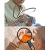 5X Hands Free Magnifying Glass with Light for Close Work,Neck