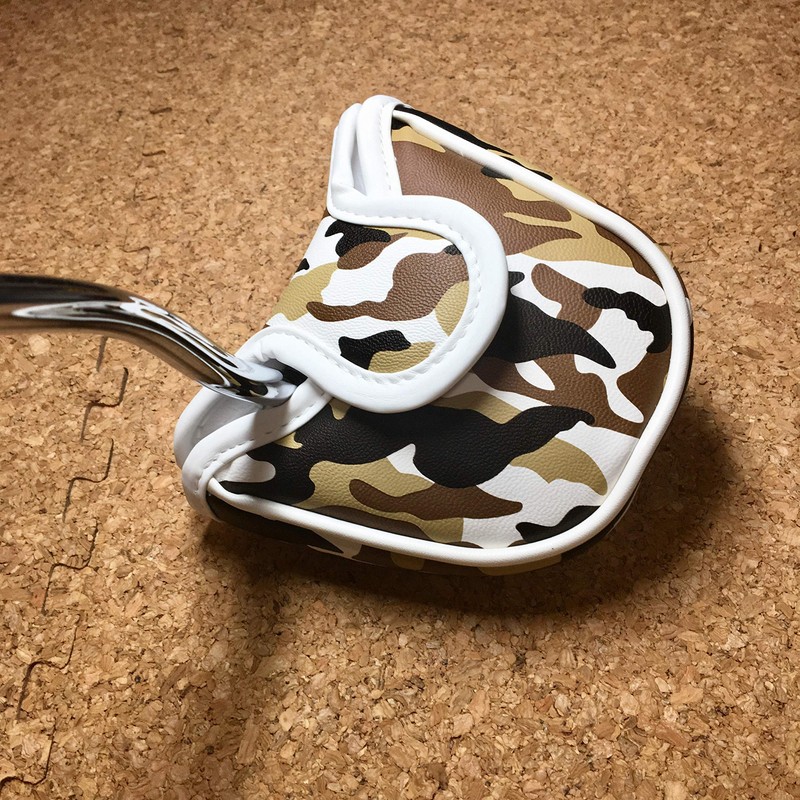 Mallet Putter Cover Fits 2 Balls, Camo Patterns Available in
