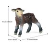 4 Pcs/Set Simulation Sheep Decoration Model Set Farm Animal Model