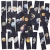 moin 2509sor132 Bookmarks Set of 30 Planets Space Earth Moon