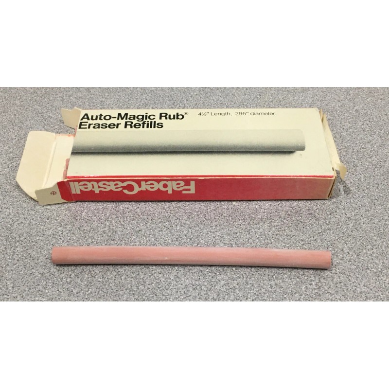 Faber Castell Auto-Magic Rub Eraser Refills- 12 pack, # 73208