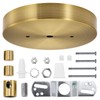 Canomo 6 Inch Antique Brass Ceiling Lighting Canopy Kit Ceiling