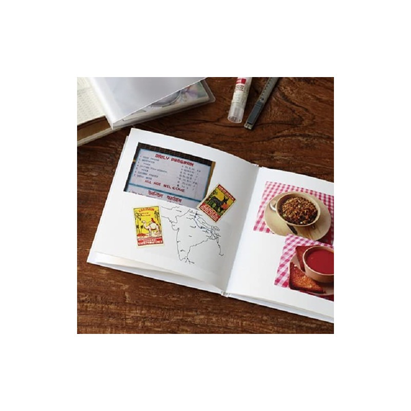 MUJI NFA09A8A Drawing Paper Picture Book Notebook, Medium, Approx. 7.3